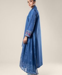 2 Pcs Embroidered Raw Silk Blue Shirt &Amp; Dupatta Mb-Wf2436Bl 9 Mb Fw2436Royalb Imanistudio.com