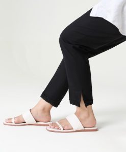 Black Cambric Trousers Mb-Ws2404Bk 4 Mb Ws2404Blacka Imanistudio.com