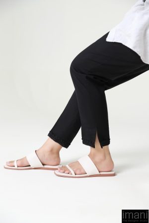 Black Cambric Trousers Mb-Ws2404Bk 4 Mb Ws2404Blacka Imanistudio.com