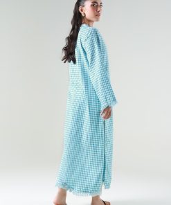 1 Pcs Sky Blue Check Yarn Dyed Shirt Mb-Ws24104Sb 9 Mb Ws24104Skybluea Imanistudio.com