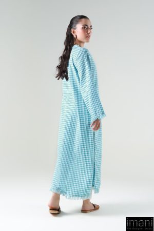 1 Pcs Sky Blue Check Yarn Dyed Shirt Mb-Ws24104Sb 9 Mb Ws24104Skybluea Imanistudio.com