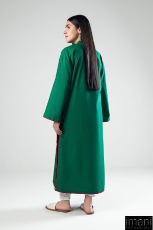 1 Pcs Green Yarn Dyed Shirt Mb-Ws2415Gy 16 Mb Ws2415Greenb Imanistudio.com