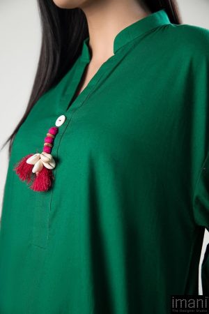 1 Pcs Green Yarn Dyed Shirt Mb-Ws2415Gy 15 Mb Ws2415Greenc Imanistudio.com