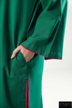 1 Pcs Green Yarn Dyed Shirt Mb-Ws2415Gy 14 Mb Ws2415Greend Imanistudio.com