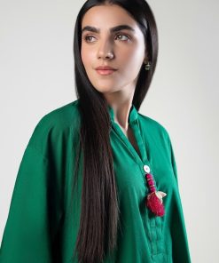 1 Pcs Green Yarn Dyed Shirt Mb-Ws2415Gy 12 Mb Ws2415Greenf Imanistudio.com