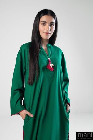 1 Pcs Green Yarn Dyed Shirt Mb-Ws2415Gy 11 Mb Ws2415Greeng Imanistudio.com