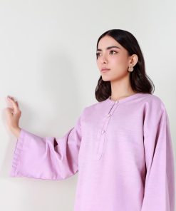 1 Pcs Lavender Textured Dyed Shirt Mb-Ws2498Ld 9 Mb Ws2498Lavenderc Imanistudio.com