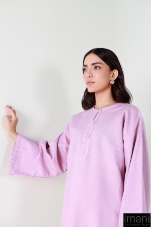 1 Pcs Lavender Textured Dyed Shirt Mb-Ws2498Ld 9 Mb Ws2498Lavenderc Imanistudio.com