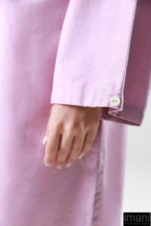 1 Pcs Lavender Textured Dyed Shirt Mb-Ws2498Ld 11 Mb Ws2498Lavendere Imanistudio.com