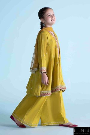 Mariab Kids Mango Dobby Lawn Embroidered Suit Mbkd-Ea2104Mg 8 Mkd Ea2410Green Imanistudio.com