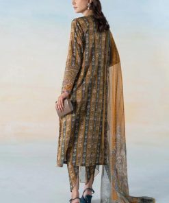 3 Pcs Maria.b Casual Wear Mustard Outfit Mprint Mbmps-2107Pb 8 Mps 2107A Mustardc Imanistudio.com