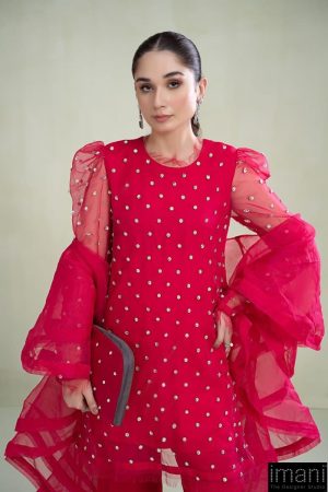 Luxury Formal Fusion Pink Organza Suit Mbsf-Pfw2306Fp 8 Sf Pf2306Pinka Imanistudio.com