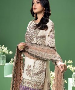 Luxury Formal Off-White Embroidered Silk Cotton Suit Mbsf-W2445Wo 9 Sf W240145Offwhited Imanistudio.com