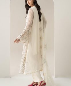 Luxury Formal Off-White Embroidered Chiffon Suit Mbds-W3007Ow 20 Bds 3007Offwhta Imanistudio.com