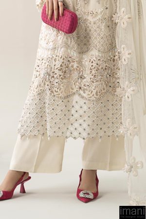 Luxury Formal Off-White Embroidered Chiffon Suit Mbds-W3007Ow 17 Bds 3007Offwhtf Imanistudio.com