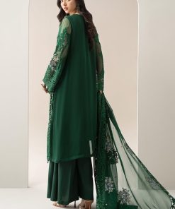 Luxury Formal Emerald Green Embroidered Chiffon Suit Mbds-W3008Eg 14 Bds 3008Greena Imanistudio.com
