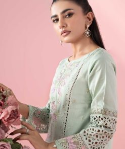 3 Pcs Luxury Pret Green Embroidered Dobby Lawn Suit Mbdw-Ea2505Gn 12 Dw Ea2505Greenc Imanistudio.com