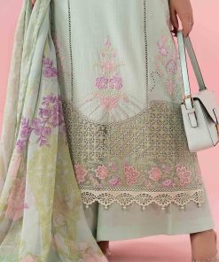 3 Pcs Luxury Pret Green Embroidered Dobby Lawn Suit Mbdw-Ea2505Gn 13 Dw Ea2505Greene Imanistudio.com