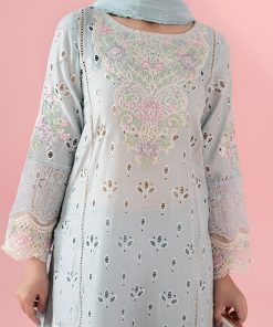 3 Pcs Luxury Pret Pastel Blue Embroidered Cotton Lawn Suit Mbdw-Ea2515Pb 9 Dw Ea2515Bluec Imanistudio.com