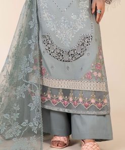 3 Pcs Luxury Pret Blue Embroidered Dobby Lawn Suit Mbdw-Ea2516Bl 13 Dw Ea2516Blue.e Imanistudio.com