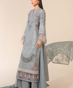 3 Pcs Luxury Pret Blue Embroidered Dobby Lawn Suit Mbdw-Ea2516Bl 9 Dw Ea2516Blue.g Imanistudio.com