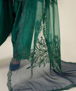 3 Pcs Luxury Pret Emerald Green Embroidered Dobby Lawn Suit Mbdw-Ea2567Gr 15 Dw Ea2567Greene Imanistudio.com