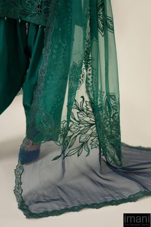 3 Pcs Luxury Pret Emerald Green Embroidered Dobby Lawn Suit Mbdw-Ea2567Gr 15 Dw Ea2567Greene Imanistudio.com