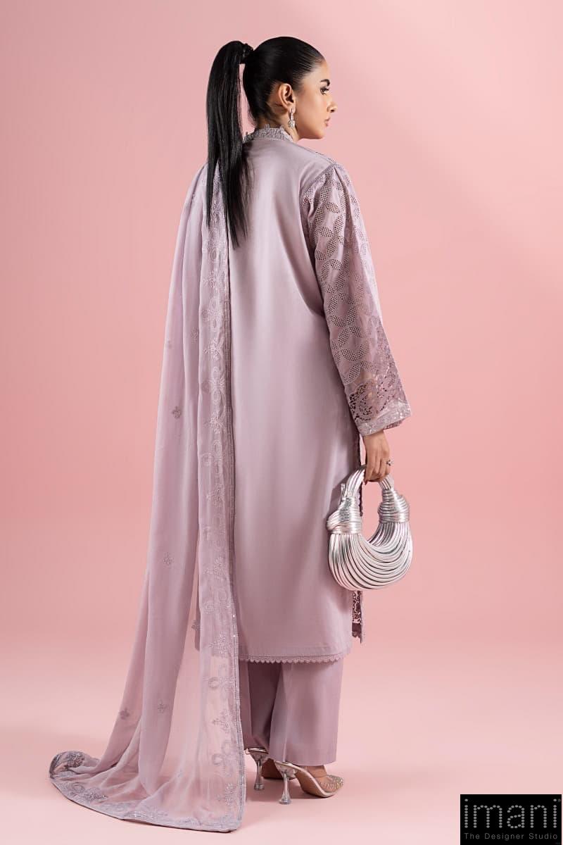 3 Pcs Luxury Pret Lilac &Amp; Embroidered Cotton Lawn Suit Mbdw-Ea2588Lc 7 3 Pcs Luxury Pret Lilac &Amp; Embroidered Cotton Lawn Suit Mbdw-Ea2588Lc - Image 7