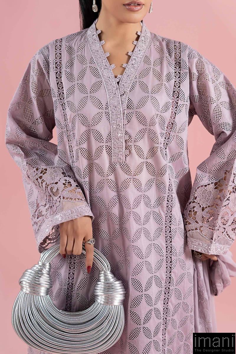 3 Pcs Luxury Pret Lilac &Amp; Embroidered Cotton Lawn Suit Mbdw-Ea2588Lc 3 3 Pcs Luxury Pret Lilac &Amp; Embroidered Cotton Lawn Suit Mbdw-Ea2588Lc - Image 3