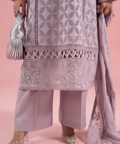 3 Pcs Luxury Pret Lilac &Amp; Embroidered Cotton Lawn Suit Mbdw-Ea2588Lc 13 Dw Ea2588Lilace Imanistudio.com