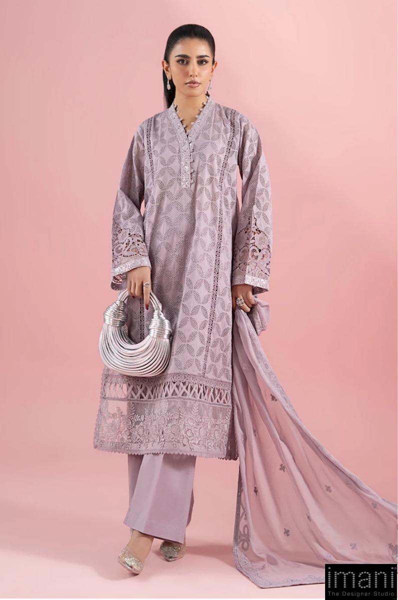 3 Pcs Luxury Pret Lilac &Amp; Embroidered Cotton Lawn Suit Mbdw-Ea2588Lc 1 3 Pcs Luxury Pret Lilac &Amp; Embroidered Cotton Lawn Suit Mbdw-Ea2588Lc