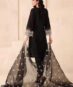 3 Pcs Luxury Pret Black Embroidered Dobby Lawn Suit Mbdw-Mn2513Bl 16 Dw Mn2513Blka Imanistudio.com