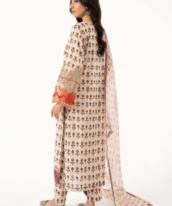3 Pcs Luxury Pret Off-White Printed Cotton Lawn Suit Mbdw-Ea2261Ow 12 Dwef2261Offwhta Imanistudio.com