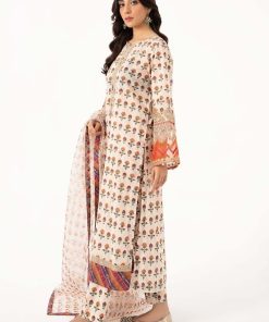 3 Pcs Luxury Pret Off-White Printed Cotton Lawn Suit Mbdw-Ea2261Ow 8 Dwef2261Offwhtf Imanistudio.com