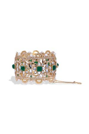 Green Onyx Bangle Fashion Jewellery Imjbn-W2401Pc