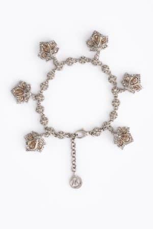 Champagne Lotus Charm Bracelet Fashion Jewellery Imjbr-Ea2502Ch