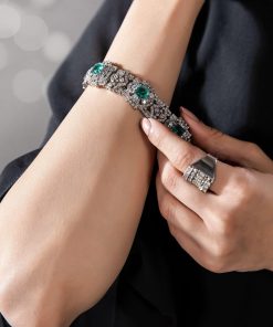 Aquamarine Bracelet Fashion Jewellery Imjbr-W2412Am 4 Jbr W2412Aquamarineb Imanistudio.com