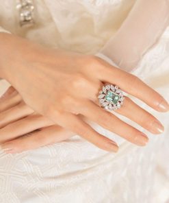 Teal Blue Ring Fashion Jewellery Imjrg-025Tb 7 Jrg 025Teal Imanistudio.com