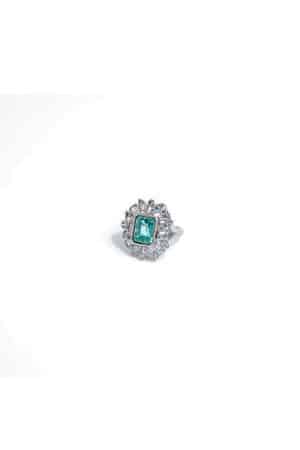 Teal Blue Ring Fashion Jewellery Imjrg-025Tb