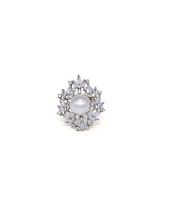Pearl White Ring Fashion Jewellery Imjrg-037Pw 5 Jrg 037Pearl.a Imanistudio.com