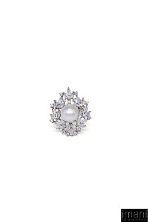 Pearl White Ring Fashion Jewellery Imjrg-037Pw 5 Jrg 037Pearl.a Imanistudio.com