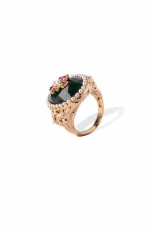 Green Onyx Havva Ring Fashion Jewellery IMJRG-EF2514GO