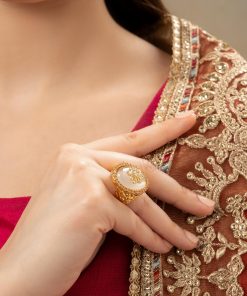 Moon Stone Havva Ring Fashion Jewellery Imjrg-Ef2514Ms 10 Jrg Ef25 14Moonstoneb Imanistudio.com