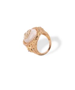 Moon Stone Havva Ring Fashion Jewellery Imjrg-Ef2514Ms 8 Jrg Ef25 14Moonstoned Imanistudio.com