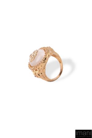 Moon Stone Havva Ring Fashion Jewellery Imjrg-Ef2514Ms 8 Jrg Ef25 14Moonstoned Imanistudio.com