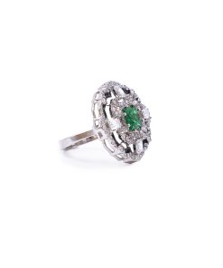 Emerald Green Cubic Ring Fashion Jewellery Imjrg-Ef2515Eg 7 Jrg Ef2515Emeraldd Imanistudio.com
