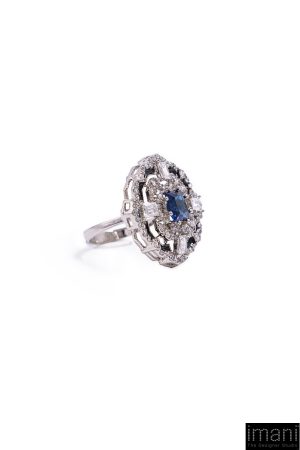 Sapphire Cubic Ring Fashion Jewellery Imjrg-Ef2515Sr 6 Jrg Ef2515Sapphireb Imanistudio.com