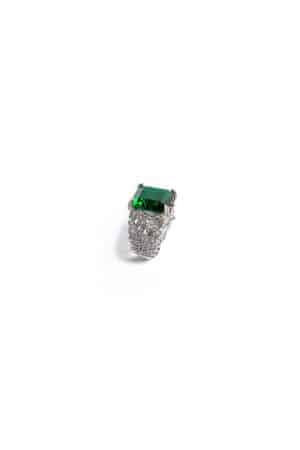 Emerald Green Ring Fashion Jewellery Imjrg-W2306Eg