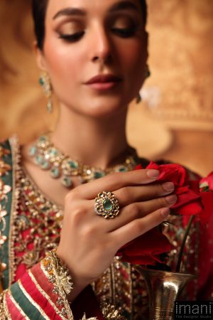3 Pcs Sultana Bridal Set Mint Green Fashion Jewellery Imjst-Br2504Mg 20 Jst Br2504Mintgreene Imanistudio.com