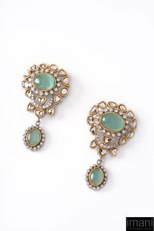 3 Pcs Sultana Bridal Set Mint Green Fashion Jewellery Imjst-Br2504Mg 17 Jst Br2504Mintgreenh Imanistudio.com